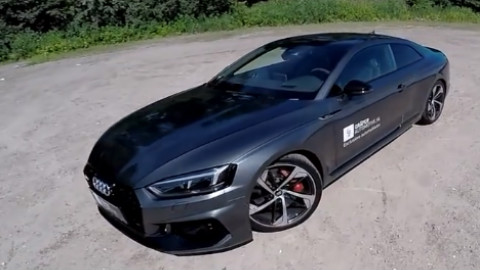 第一人称 驾驶奥迪RS5 Coupe 450匹 600牛米 2.9 V6 林间公路